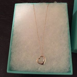 Tiffany & Co. Elsa Peretti Open Heart Necklace